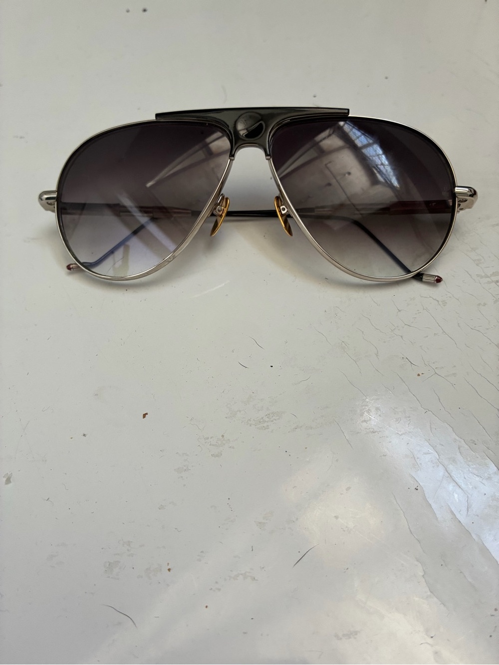 Limited Edition 1/50 titanium Jacques Marie Mage sunglasses from Kyosho colle